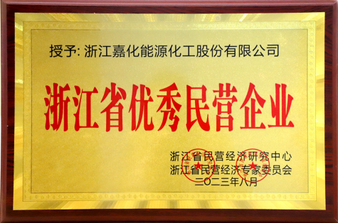 浙江省優(yōu)秀民營(yíng)企業(yè)